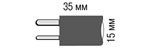 Запасной измерительный наконечник для обхватывающего трубу зонда 0600 4593